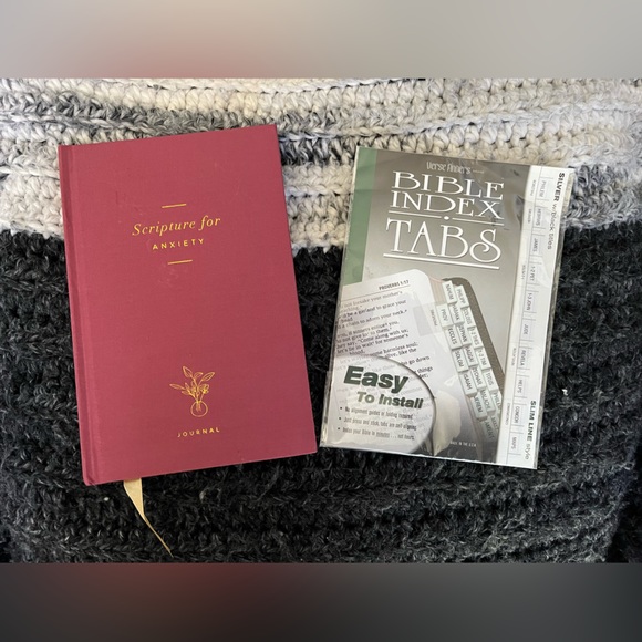 Other - The Daily Grace Co Scripture for Anxiety Journal & Verse Finders Bible Index Tab